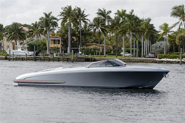 Riva Iseo on display at the Lake Tahoe Concours d'Elegance (CA).
