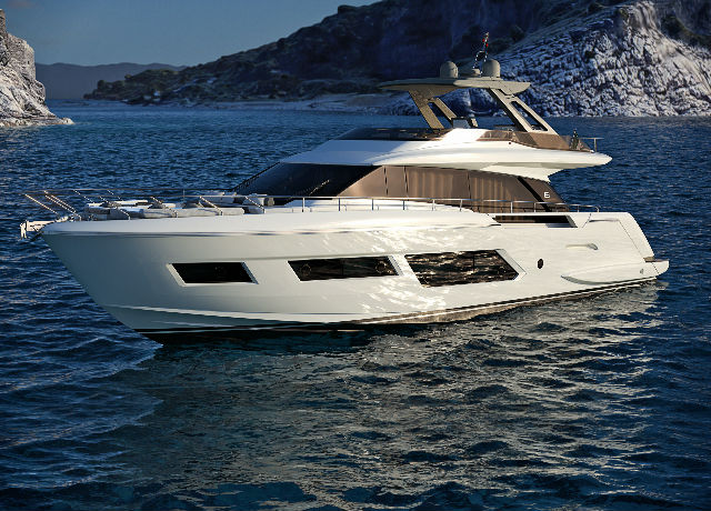 Ferretti Yachts 670: room for beauty