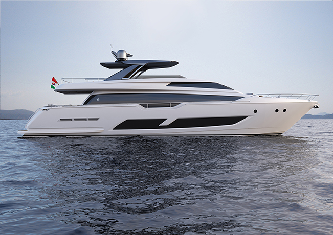 Ferretti Yachts 850: The boldest and most seductive flybridge yacht<br />