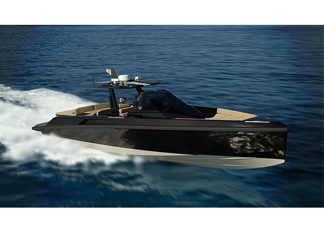 The 48 Wallytender makes its US debut at the 2019 Fort Lauderdale Int'l Boat Show.