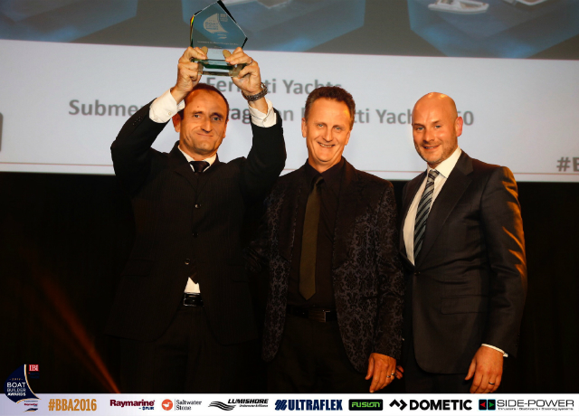 Ferretti Group wins at the “Boat Builder Awards for business achievement” 2016