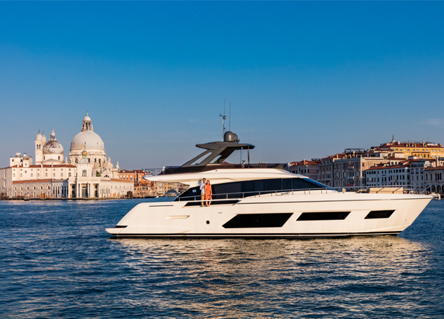 Ferretti Yachts 670: make room for beauty.