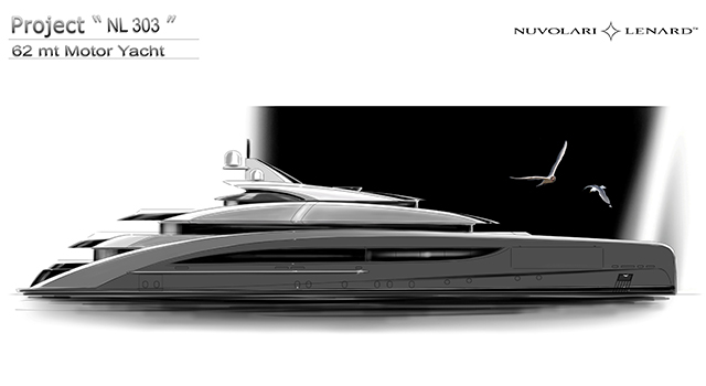 CRN announces a new contract for a 62 Metre M/Y designed by Nuvolari Lenard.