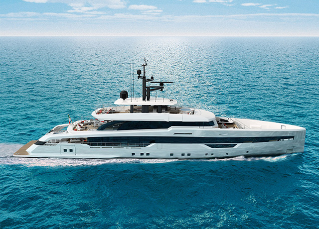 A beleza infinita do CRN M/Y 142 52 metri. <br />
 