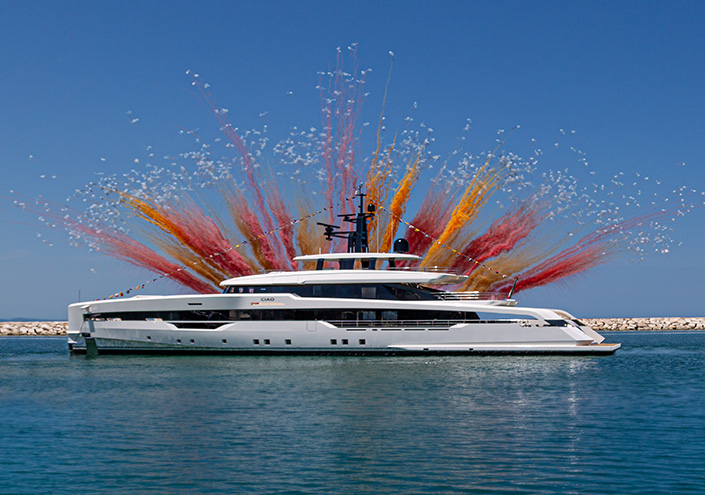CRN launches the M/Y CIAO superyacht, a perfect fusion of creative excellence and bespoke design. <br />
 <br />
<br />
 