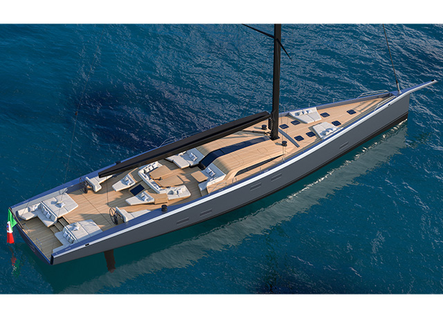 wallywind110 : une nouvelle gamme de yachts de course-croisière chez Wally<br />
 