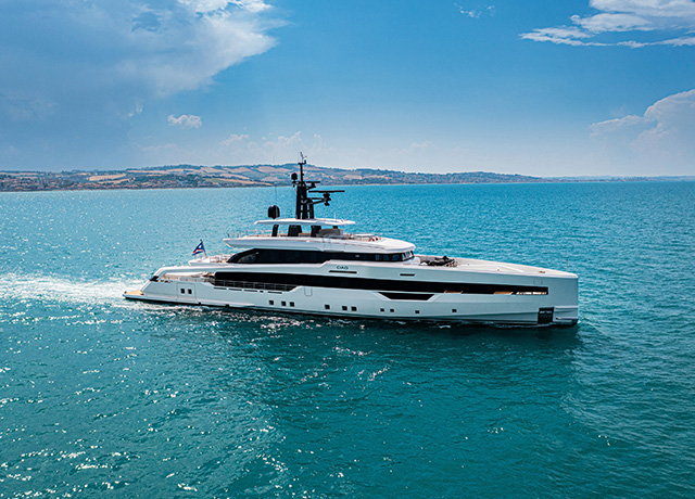 CRN delivers the M/Y CIAO superyacht.<br />
 