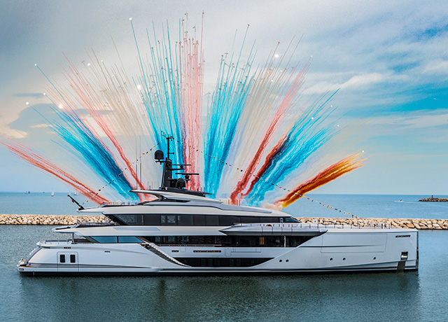 CRN launches the M/Y 141 superyacht, an icon of innovation and bespoke quality<br />
 