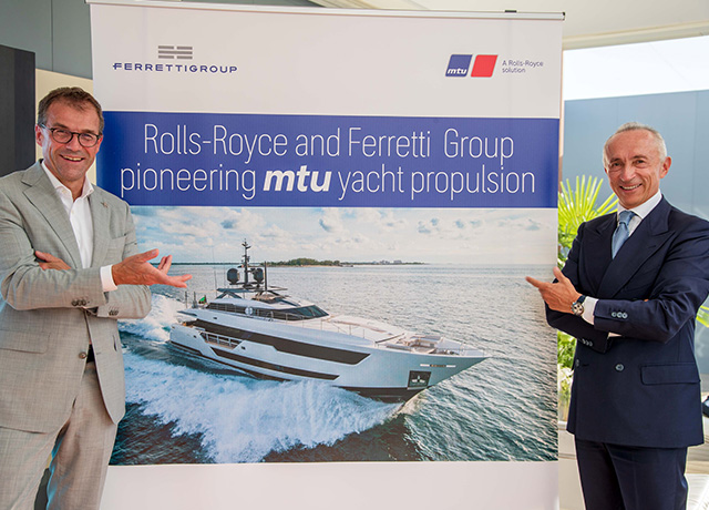 Rolls-Royce and Ferretti Group extend framework agreement for mtu yacht propulsion systems until the end of 2027. <br />
 