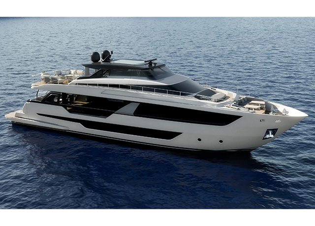 Ferretti Yachts 1000 Skydeck: make room for the sky.<br />
 
