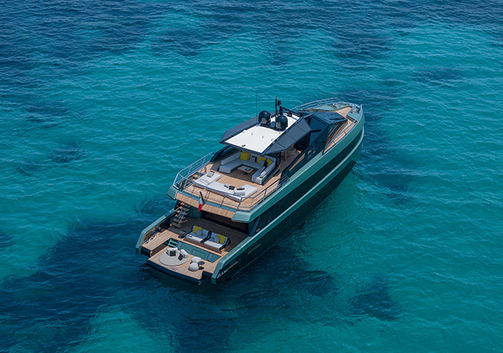 The new wallywhy150 to make its US debut at the 2023 Fort Lauderdale International Boat Show.<br />
 