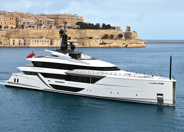 M/Y Comfortably Numb is the perfect blend of bespoke design and sophisticated naval engineering by CRN.<br />
 
