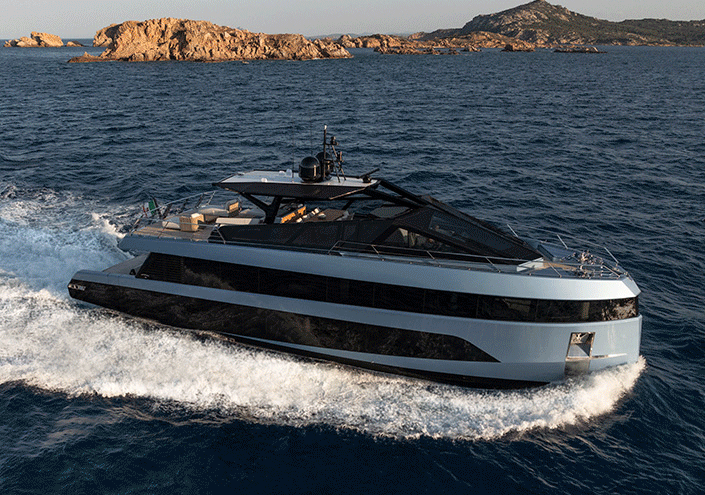 Ferretti Group at the Singapore Yachting Festival with a superlative fleet and the magnificent premiere of wallywhy150.
