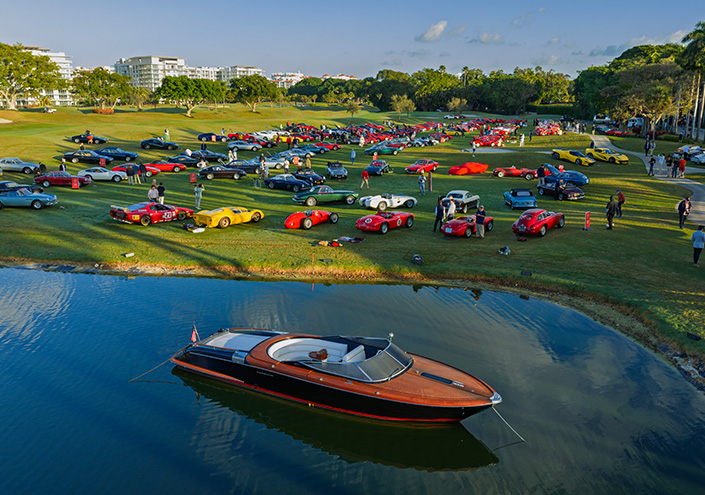 Riva at the Palm Beach Cavallino Classic.