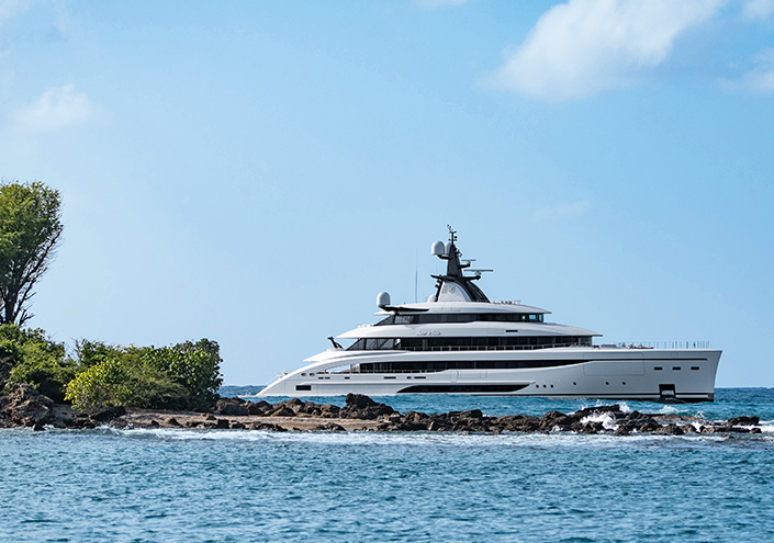 CRN’s 67-metre M/Y Amor à Vida leads the Ferretti Group fleet at the Palm Beach International Boat Show.<br />
 