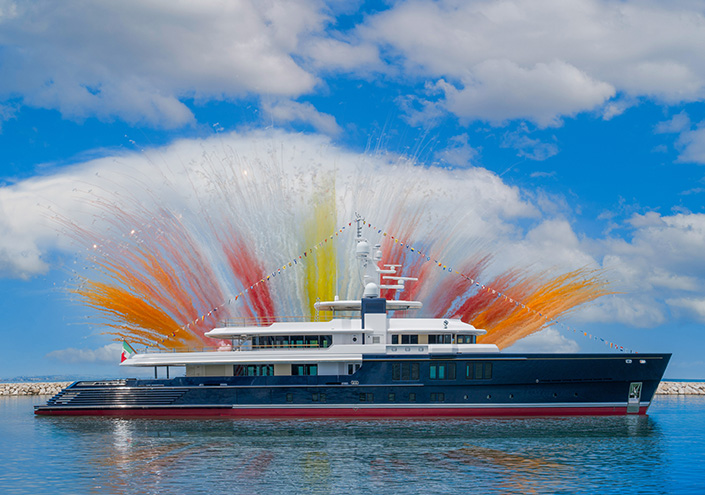 CRN launches the latest fully bespoke yacht 70m Project Thunderball.<br />
 