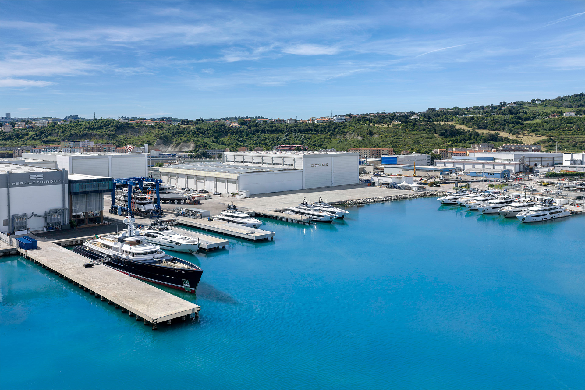 Ferretti Group secures landmark authorisation to build superyachts of up to 100 metres in Ancona.<br />
 
